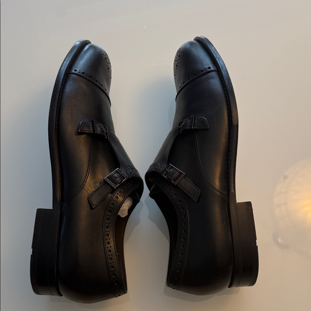Hugo Boss Black Double Monk Strap Oxfords - Picture 6 of 7